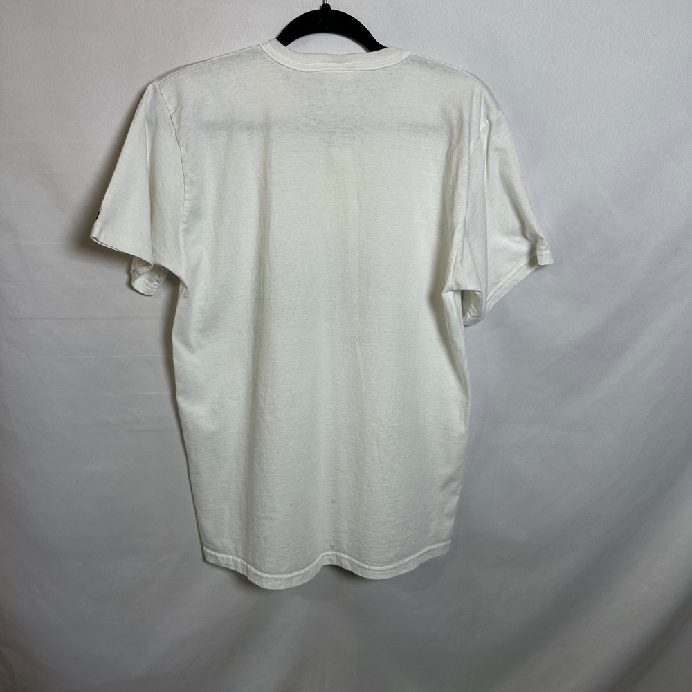 VTG Don Alleson Athletic Bud Light short sleeve Henley t shirt L White - Picture 8 of 12